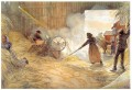 threshing 1906 Carl Larsson